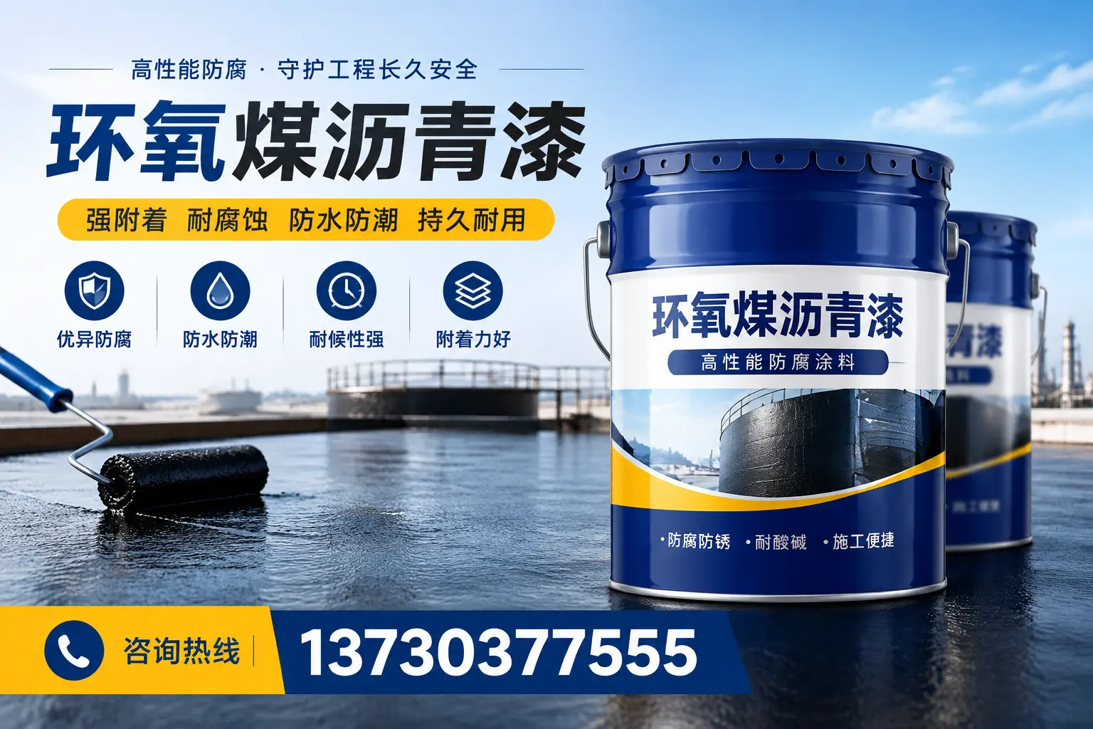 如何判断环氧煤沥青漆的质量?金华消费者指南